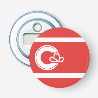 Flag of Calgary, Alberta Bottle Opener