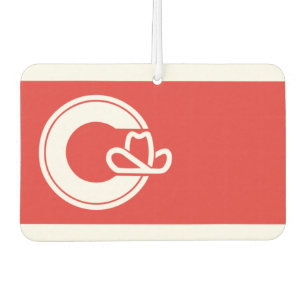 Flag of Calgary, Alberta Bottle Opener Air Freshener