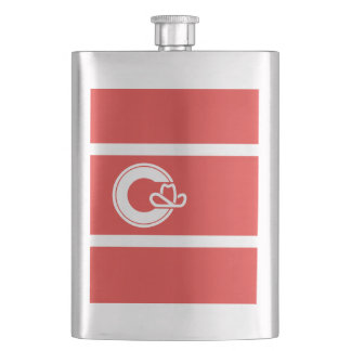 Flag of Calgary, Alberta Flask