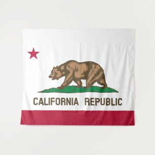 Flag of California Wall Tapestry