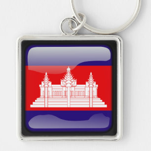 Flag of Cambodia Keychain