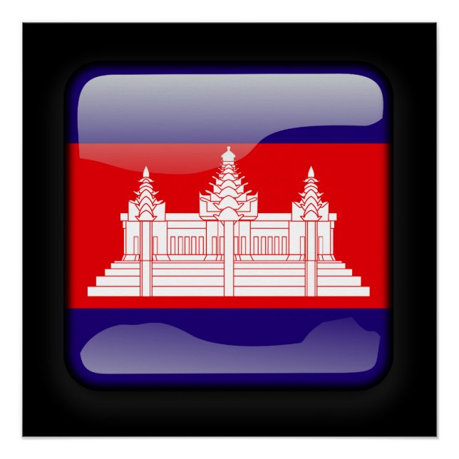 Flag of Cambodia Poster (Front)