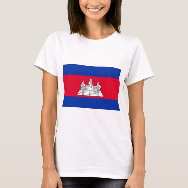 Flag of Cambodia T-Shirt (Front)