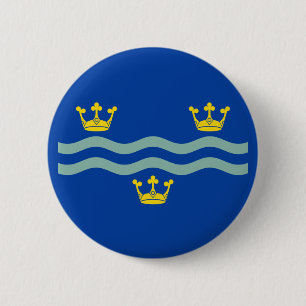 Flag of Cambridgeshire Button