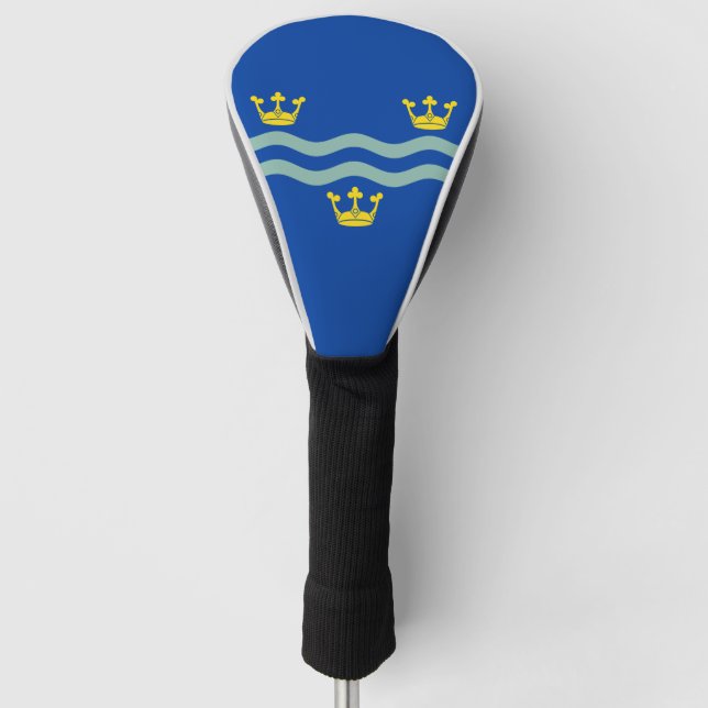 Flag of Cambridgeshire  Golf Head Cover (Front)