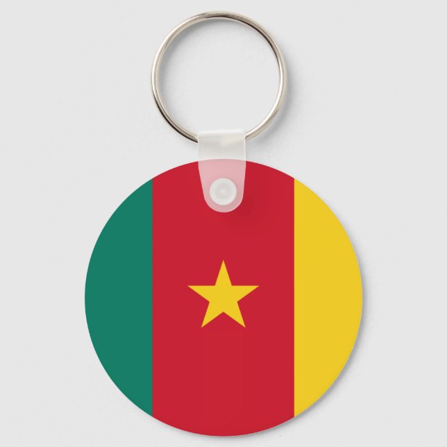 Flag of Cameroon Keychain (Front)