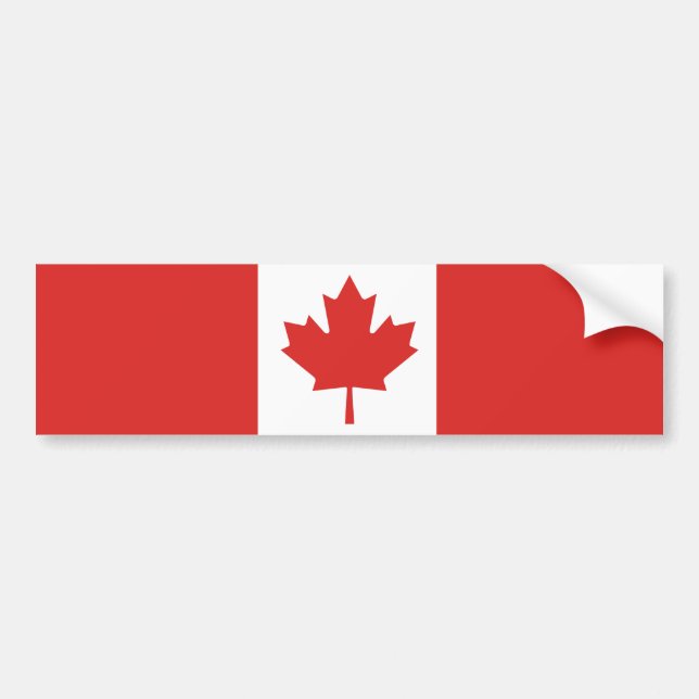 Flag of Canada Bumper Sticker (Front)