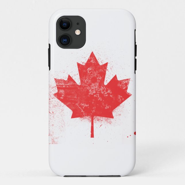 Flag of Canada Case-Mate iPhone Case (Back)
