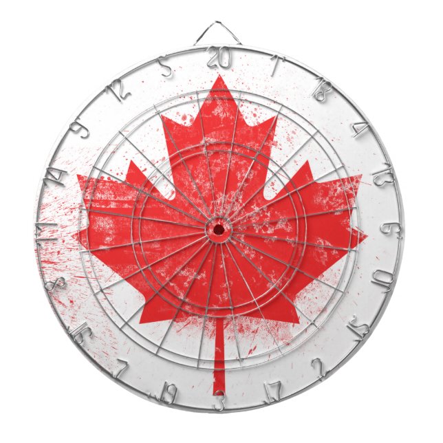 Flag of Canada Dartboard (Front)