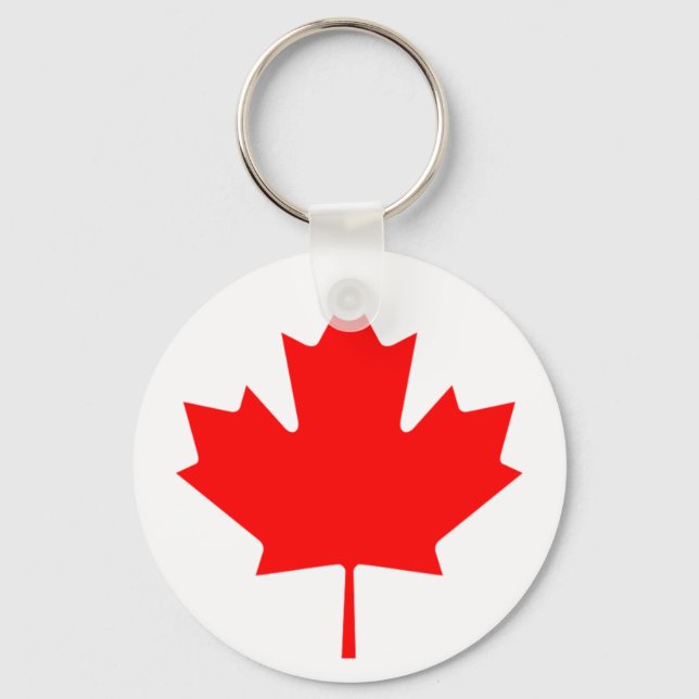 Flag of Canada - Drapeau du Canada Keychain (Front)