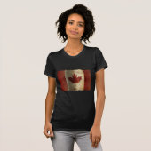 Flag of Canada / Grunge... T-Shirt (Front Full)
