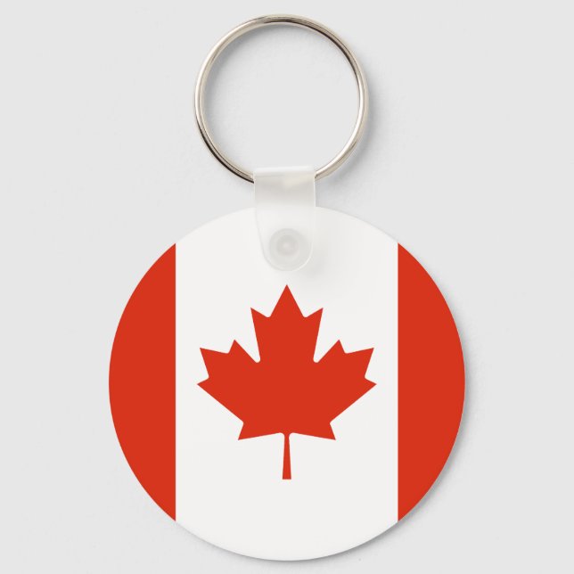 Flag of Canada Keychain (Front)