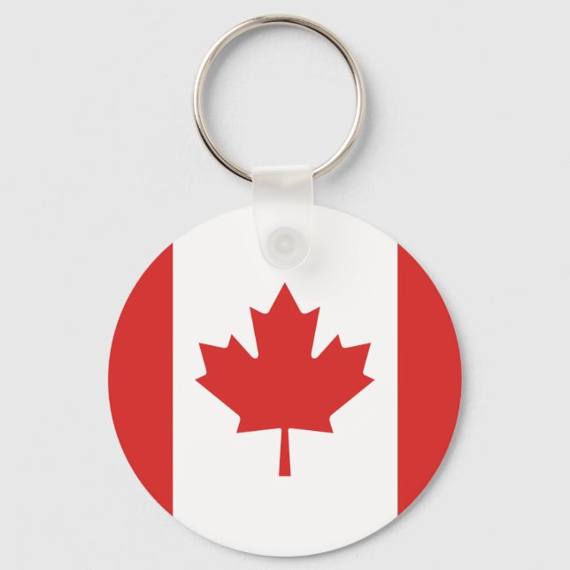 Flag of Canada Keychain (Front)