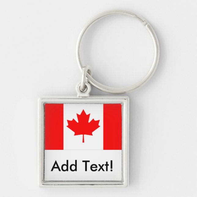 Flag of Canada Keychain (Front)