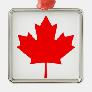 Flag of Canada Metal Ornament