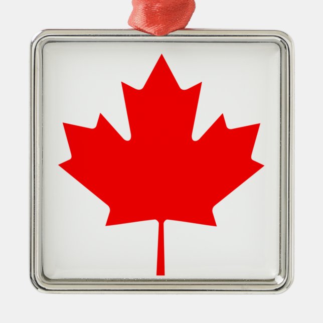 Flag of Canada Metal Ornament (Front)