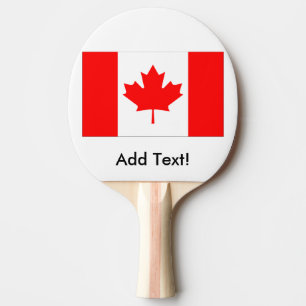 Flag of Canada Ping Pong Paddle