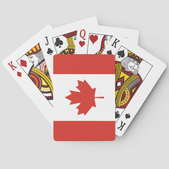 Flag of Canada Playing Cards (Back)