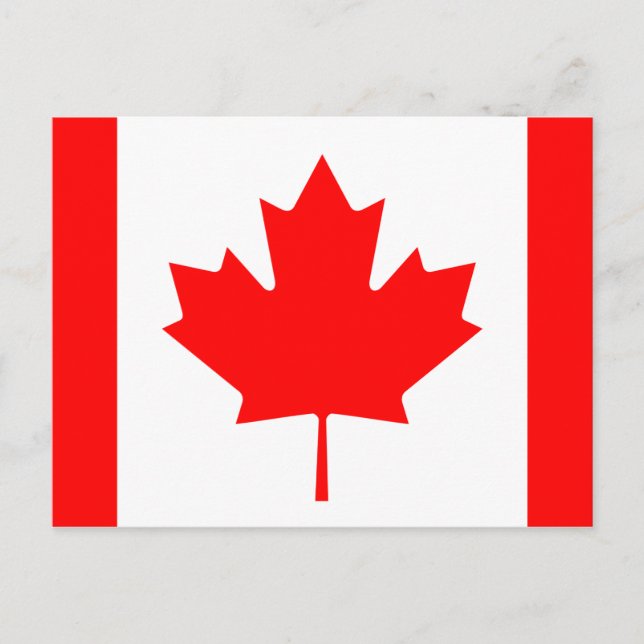 Flag of Canada Postcard (Front)