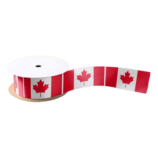 Flag of Canada Satin Ribbon