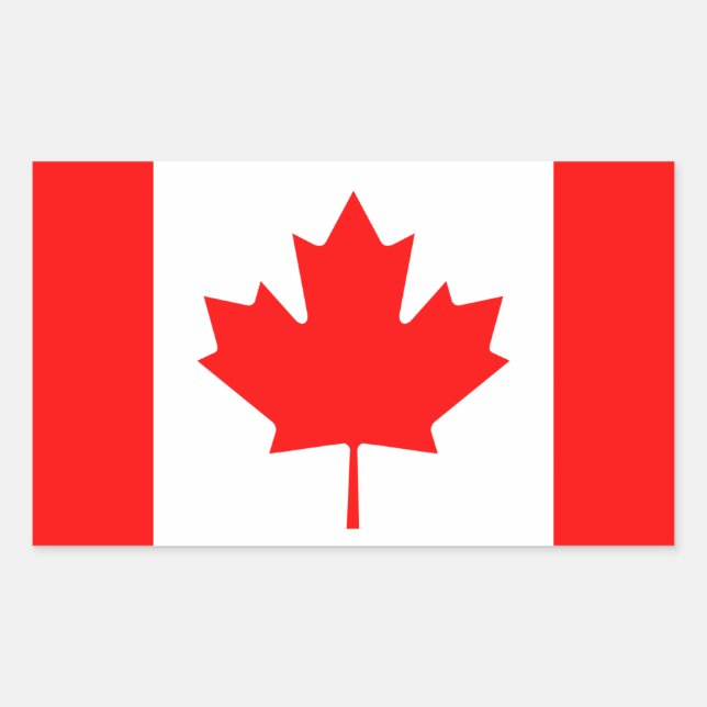 Flag of Canada Sticker (Front)