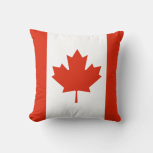Flag of Canada Throw Pillow