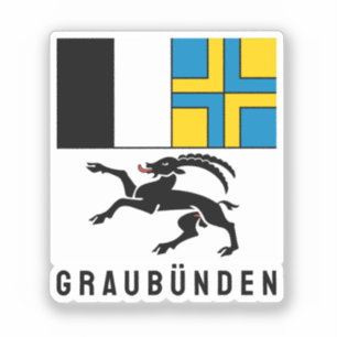 Flag of Canton Graubünden, Switzerland