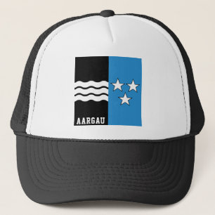 Flag of Canton of Aargau Trucker Hat
