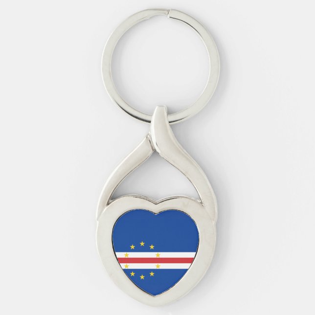 Flag of Cape Verde Keychain (Front)