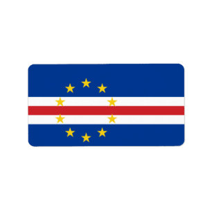 Flag of Cape Verde Labels