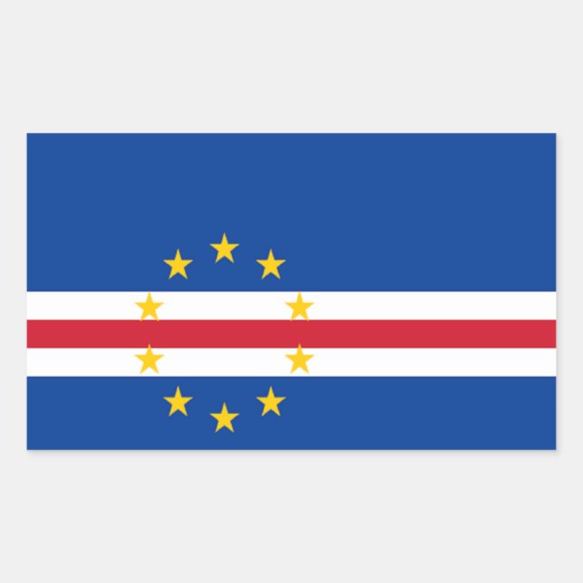 Flag of Cape Verde Sticker (Front)