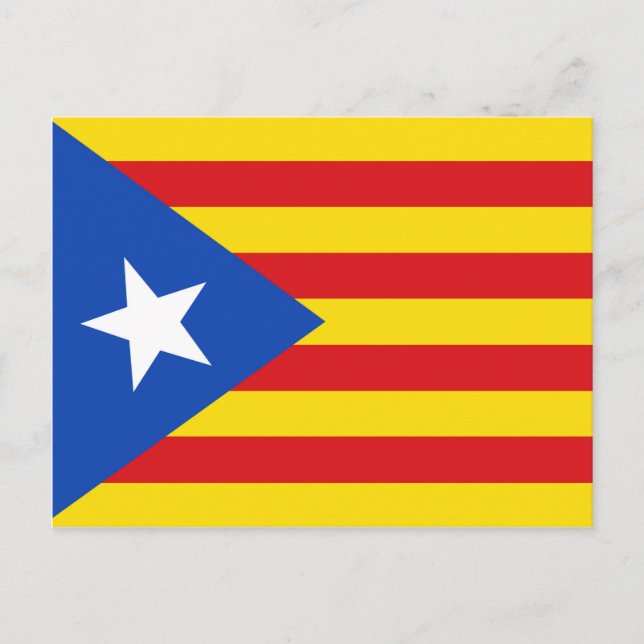 Flag of Catalonia Postcard (Front)