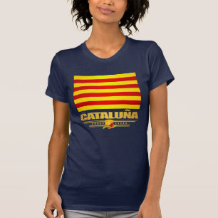 Flag of Cataluna (Catalonia) T-Shirt