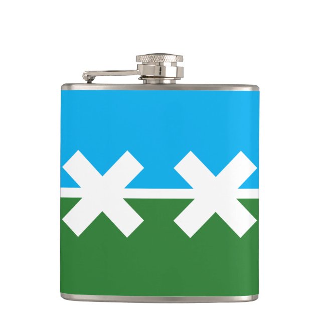 Flag of Cedar Park, Texas Hip Flask (Front)