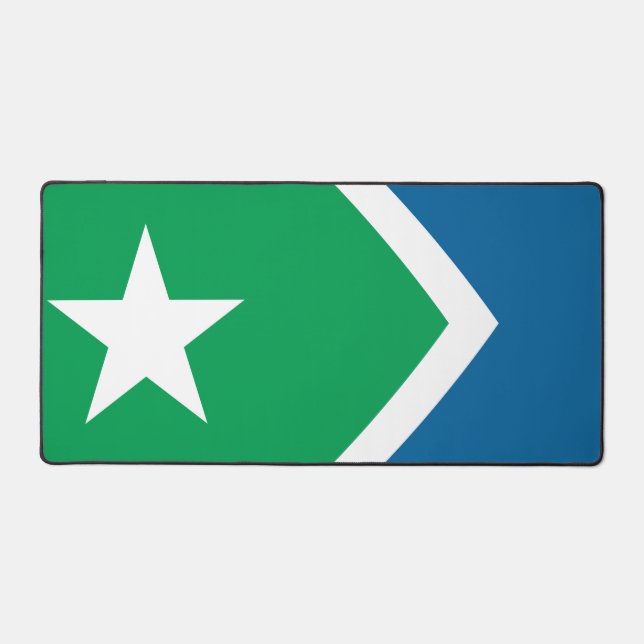 Flag of Cedar Rapids, Iowa Desk Mat (Front)