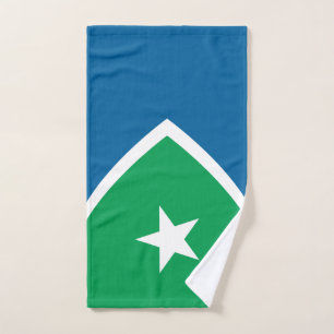 Flag of Cedar Rapids, Iowa Hand Towel