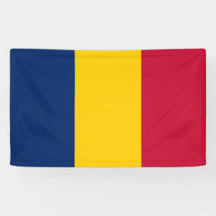 Flag of Chad (African Country) Banner