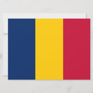 Flag of Chad (African Country) Card