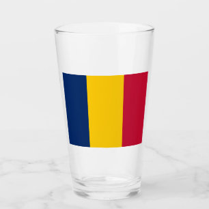 Flag of Chad (African Country) Glass