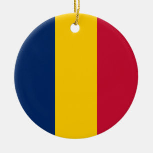Flag of Chad Ceramic Ornament