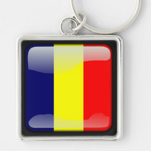 Flag_of_Chad Keychain