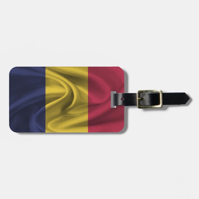 Flag Of Chad Luggage Tag (Front Horizontal)