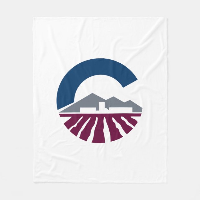 Flag of Chandler, Arizona Fleece Blanket (Front)