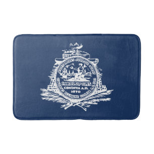 Flag of Charleston, South Carolina Bath Mat