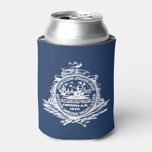 Flag of Charleston, South Carolina Can Cooler (Can Front)
