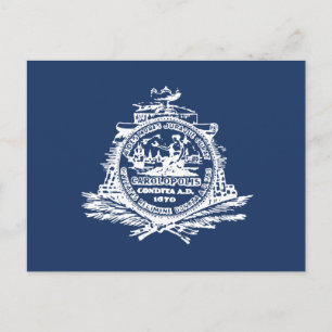 Flag of Charleston, South Carolina Postcard