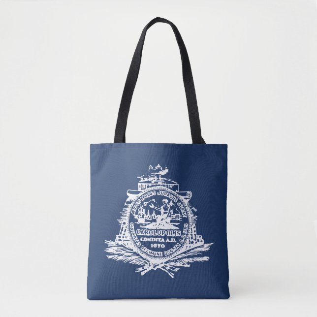 Flag of Charleston, South Carolina Tote Bag (Front)