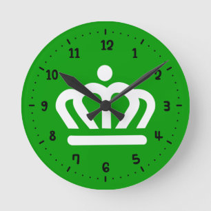 Flag of Charlotte, North Carolina Clock