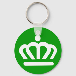Flag of Charlotte, North Carolina Keychain