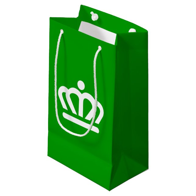 Flag of Charlotte, North Carolina Small Gift Bag (Front Angled)